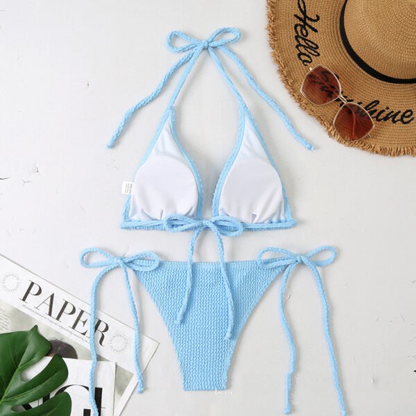 Bikini Solid Color  Bikini Ladies Swimsuit Women - Image 6