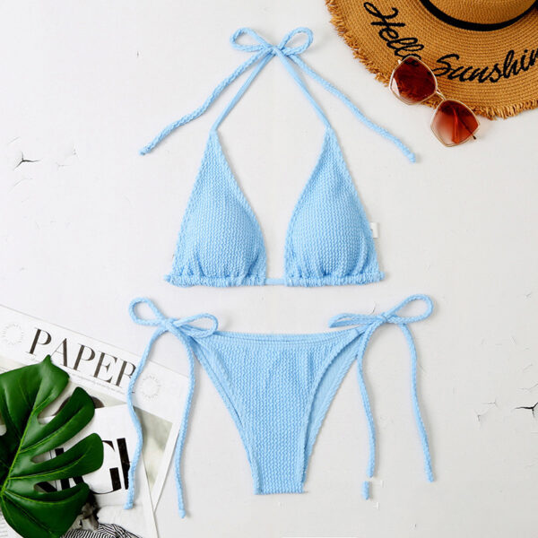 Bikini Solid Color  Bikini Ladies Swimsuit Women - Image 8