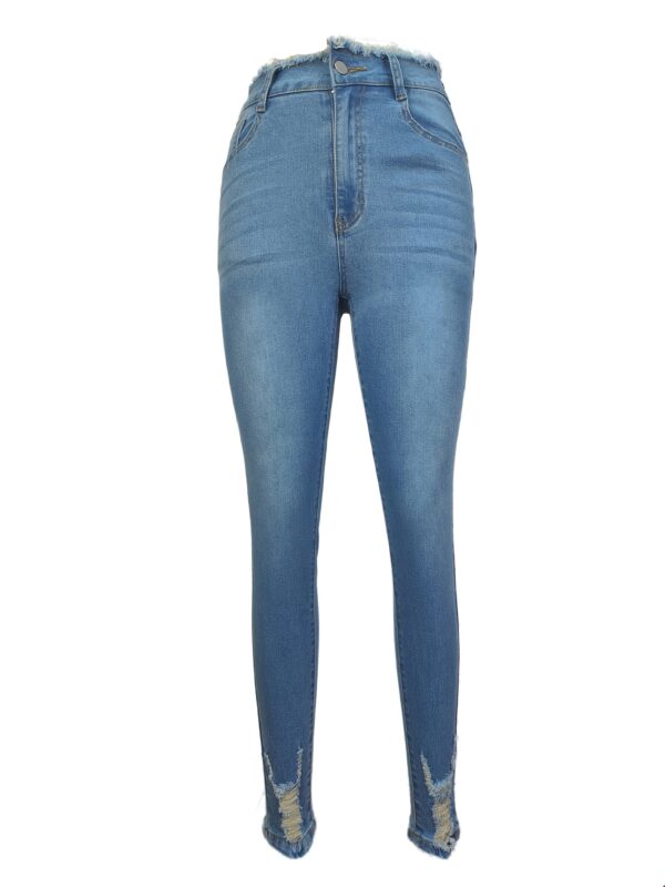 Women's Classic High Waist Sexy Slim Elastic Pants - Image 5