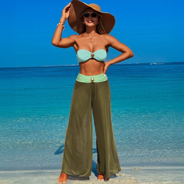 Bikini Three-piece Beach Pants Split Swimsuit For Women - Image 9