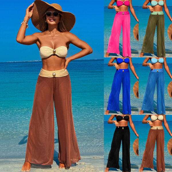 Bikini Three-piece Beach Pants Split Swimsuit For Women - Image 8